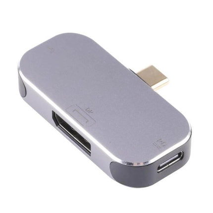 USB-C Adapter for Charging, Data Transfer, and Screen Projection compact plug-and-play hub with HDMI and USB-C ports for laptop presentations