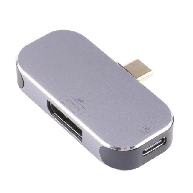 USB-C Adapter for Charging, Data Transfer, and Screen Projection compact plug-and-play hub with HDMI and USB-C ports for laptop presentations