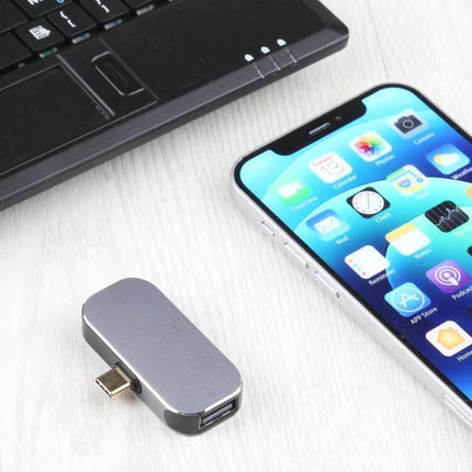 USB-C Adapter for Charging, Data Transfer, and Screen Projection connecting laptop, phone and peripherals for charging, data transfer and monitor hookup