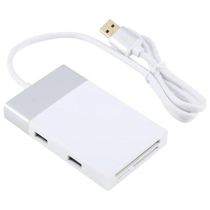 Versatile 6-in-1 Card Reader for Memory Cards and USB Ports