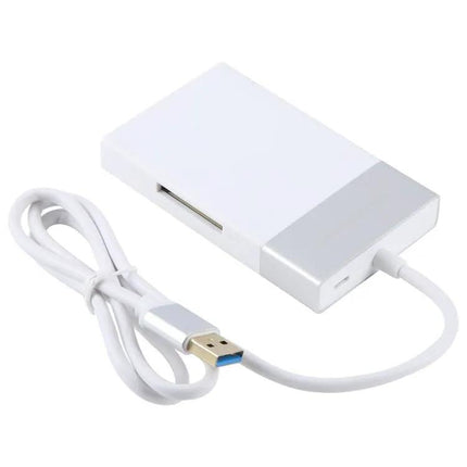 Versatile 6-in-1 Card Reader for Memory Cards and USB Ports