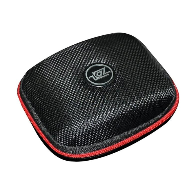 KZ Case for Organizing Earphones and Cables Daily compact black protective zippered storage case for earphones and cables
