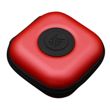 Compact Storage Case for Daily Earphone and Cable Protection - red zippered hard shell pouch for earbuds and cables