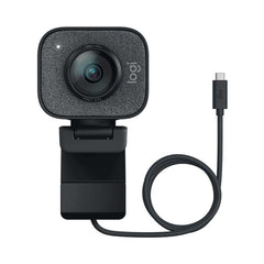 Logitech StreamCam Webcam de jeu Full HD 1080P / 60 ips avec mise au point automatique Port USB-C / Type-C pour diffusion en direct, microphone intégré