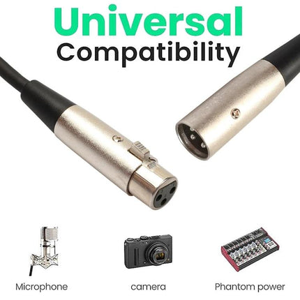 A Practical XLR Cable for Home Recording Sessions connecting microphone to interface with universal compatibility, 5m length, tidy reliable signal