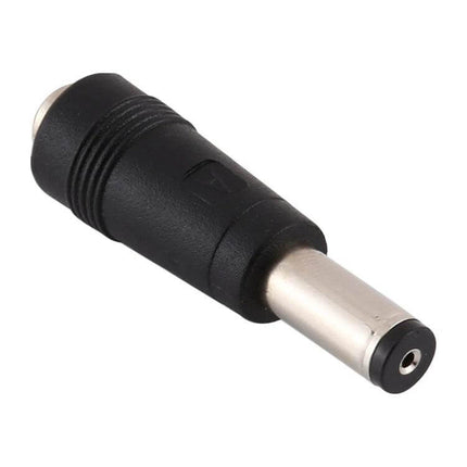 DC Power Plug Adapter for Sony Devices - 6.5x1.4mm to 5.5x2.1mm black inline adapter for converting Sony 6.5x1.4mm to 5.5x2.1mm chargers