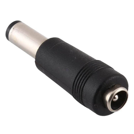 DC Power Plug Adapter for Sony Devices - 6.5x1.4mm to 5.5x2.1mm black cylindrical adapter with 6.5x1.4mm male to 5.5x2.1mm female tip