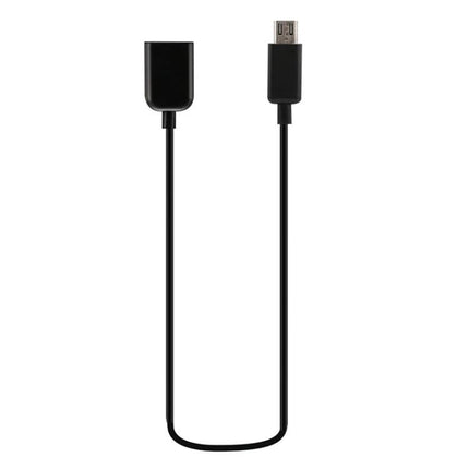 Extension Cable for Everyday Micro USB Device Connections at Home – black Micro USB extension cable for charging and data at bedside or living room