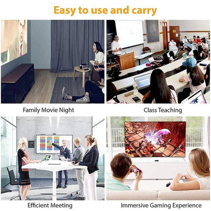 Handy Adapter for Seamless Device Connections During Daily Use - compact adapter for family movie night, class teaching, meetings and gaming