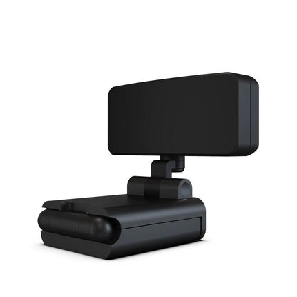 HXSJ Adjustable Webcam for Video Calls and Conferences showing black 1080P webcam with adjustable clip and built-in mic for home office