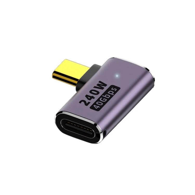 USB-C Adapter for 240W Fast Charging and Data Transfer compact aluminum alloy adapter with 240W power and 40Gbps data transfer