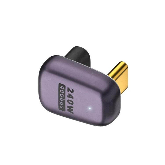 USB-C to USB-C Adapter for Fast Charging and Data Transfer - compact 240W 40Gbps adapter for fast charging and high-speed file transfer