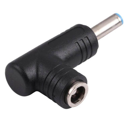 HP DC Power Adapter Converter with 4.5mm Male to 5.5mm Female Connector black right-angle adapter for HP laptop chargers