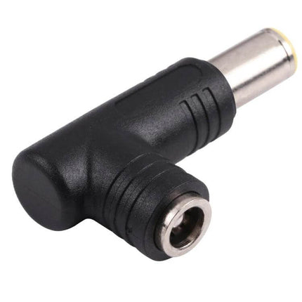 Plug and Play DC Power Adapter Connector for IBM Devices - 7.9x5.5mm male to 5.5x2.5mm female right-angle adapter