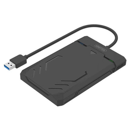 Unitek 2.5-Inch Hard Drive Enclosure for Easy Data Storage - black portable 2.5-inch SATA HDD/SSD USB 3.0 external case