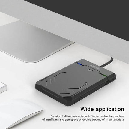 Unitek 2.5-Inch Hard Drive Enclosure for Easy Data Storage – compact portable SATA HDD/SSD enclosure for backing up and transferring files