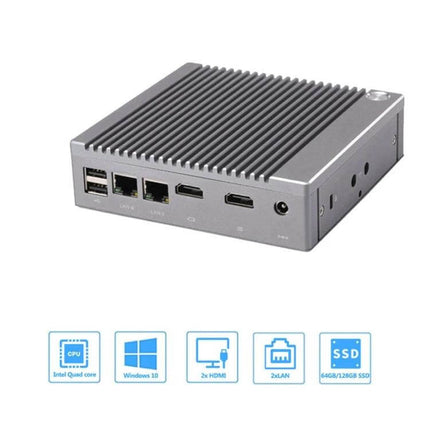 Efficient Mini PC for Windows and Linux Computing Tasks – compact Intel Celeron mini PC for home office, web browsing, media playback, dual HDMI, SSD