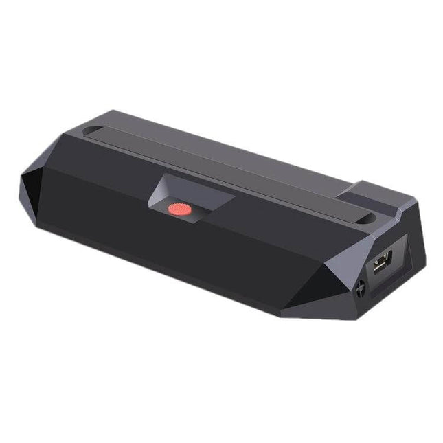 Compact Mini PC for Windows and Linux Everyday Computing compact black mini PC with USB port and power button for home office use