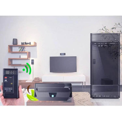 R1 Compact Mini PC for Everyday Home Computing Tasks space-saving plastic shell mini PC mounted behind monitor for web browsing and media