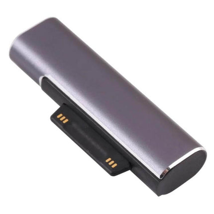 USB-C Female Charging Adapter for Microsoft Surface Devices slim gray pocket-friendly plug-and-play travel charger