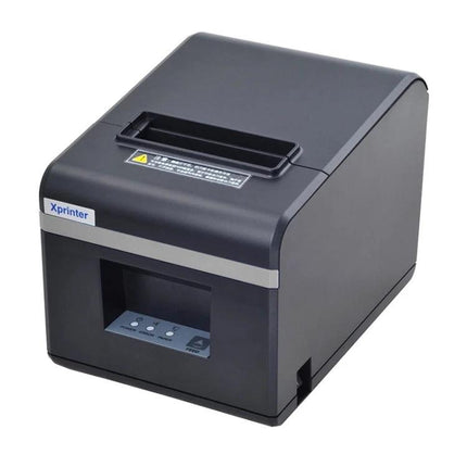 Xprinter Automatic Thermal Receipt Printer with USB and WiFi compact black receipt printer for retail and coffee shop use