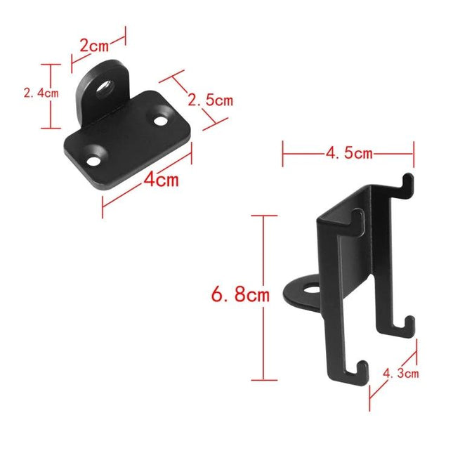 Wall Mount Bracket For Compact Wall Speakers For Living Room black metal bracket for Bose Virtually Invisible 300