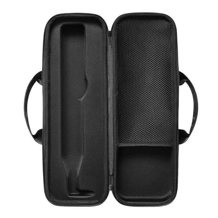 Airstrait Hair Straightener Storage Bag Portable Travel Case - black padded travel case with molded interior and mesh pocket