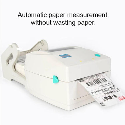 Xprinter XP-460B Thermal Barcode Printer for Everyday Labeling printing shipping and inventory labels with automatic paper measurement