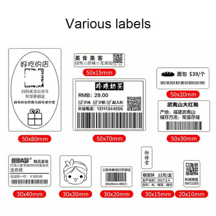 Xprinter XP-460B Thermal Barcode Printer for Everyday Labeling - compact thermal label printer printing various retail and shipping labels