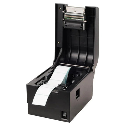 Alt Tag: Xprinter Thermal Barcode Printer with USB Port open direct thermal label printing unit for office and warehouse use