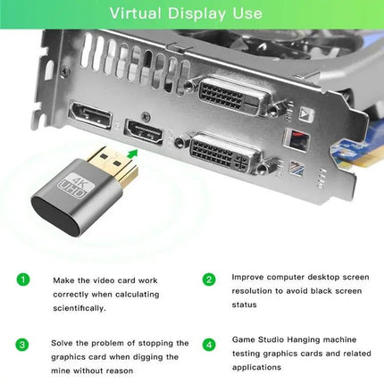 Virtual Display Adapter for Headless Computer Emulation