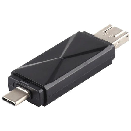 Versatile Card Reader for Everyday Data Transfer on the Go - compact multiport USB-C to USB-A card reader for quick SD transfer