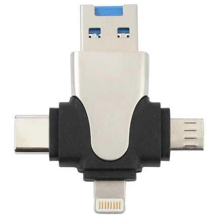 Essential card reader for everyday file transfers and backups multi-interface USB-C micro USB Lightning TF card reader, plug-and-play, supports up to 256GB