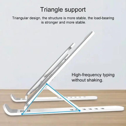 Foldable Adjustable Laptop Stand for Home and Office Use