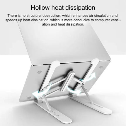 Foldable Adjustable Laptop Stand for Home and Office Use