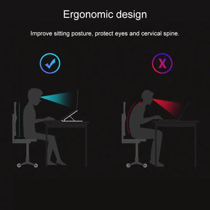 Foldable Adjustable Laptop Stand for Home and Office Use