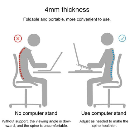 Adjustable Laptop Stand for Height and Heat Management