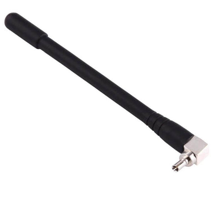 3dBi Gain 4G Antenna for Indoor Signal Improvement - slim black indoor antenna with right-angle connector, improves reception for home and office