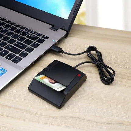Rocketek USB Smart Card Reader for CAC, IC, and SIM Cards