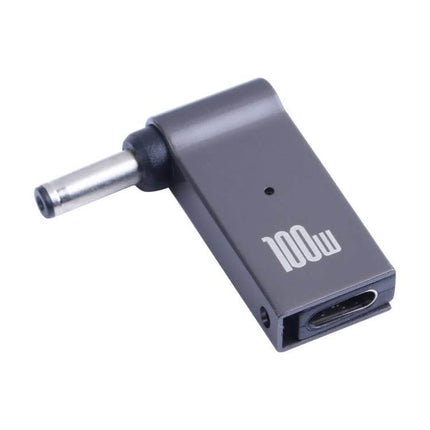 USB-C to DC Adapter for Charging Laptops and Portable Devices - compact 100W USB-C to DC barrel connector adapter for travel and work