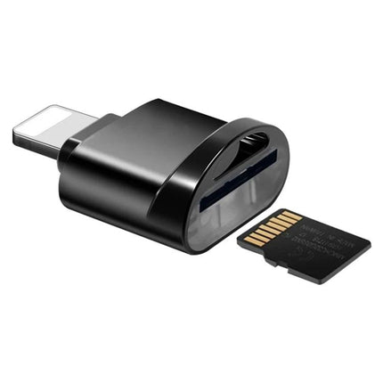 Handy Adapter for Mobile Device Storage on the Go — 8 Pin TF card plug-and-play adapter for expanding phone storage on travel and daily commutes