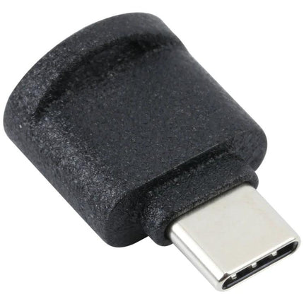 Compact USB-C Adapter for Daily TF Card Access on Devices, compact black USB-C TF card reader plug-and-play