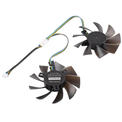 Graphics Card Cooling Fan for Zotac GTX 1070 and 1060 Series replacement dual fan with 4-pin connector for GPU cooling and heat dissipation
