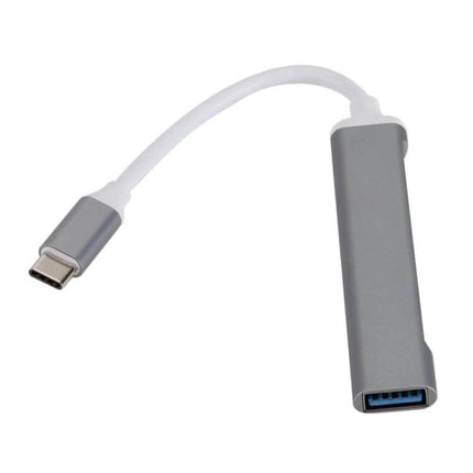 USB-C Multi-Function Hub for Daily Device Connections compact aluminum USB-C to USB-A adapter for travel and home office
