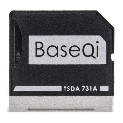 BASEQI Aluminum SD Card Case for Dell XPS 13.3 Inch Laptop - compact aluminum SD card storage for photos, videos, and files
