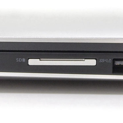 BASEQI Aluminum SD Card Case for Dell XPS 13.3 Inch Laptop showing slim SD card slot installed in laptop edge