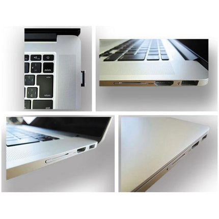 BASEQI Hidden SD Card Case for Lenovo Flex4-14 Laptop integrated aluminum side slot, discreet storage expansion on laptop