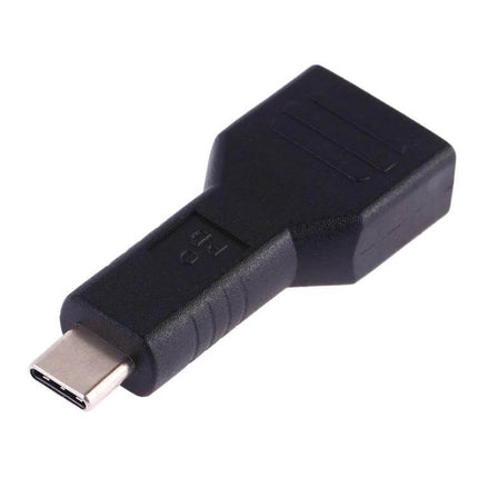 USB to Type-C Adapter for Lenovo ThinkPad and ThinkBook Devices – black adapter showing Type-C plug and rectangular Lenovo port converter