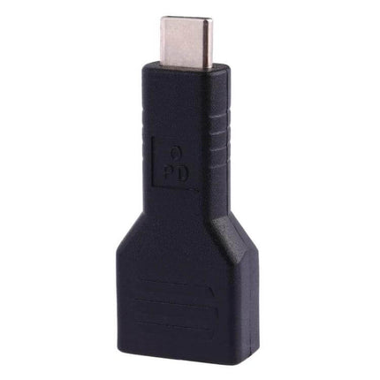 USB to Type-C Adapter for Lenovo ThinkPad and ThinkBook Devices - black Type-C to Lenovo square-port adapter for charging and data