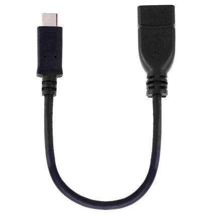 Adapter for everyday device connections at home or work - compact USB-C to USB-A adapter cable for laptops, smartphones, and tablets